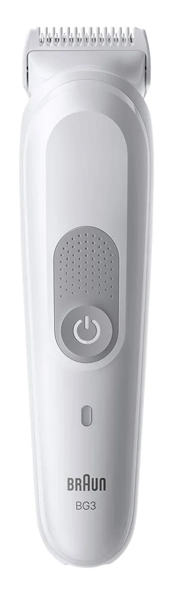 Braun Series 3 BG3500 märkä- ja kuiva-ajoon -vartalotrimmeri, Moonstone Grey