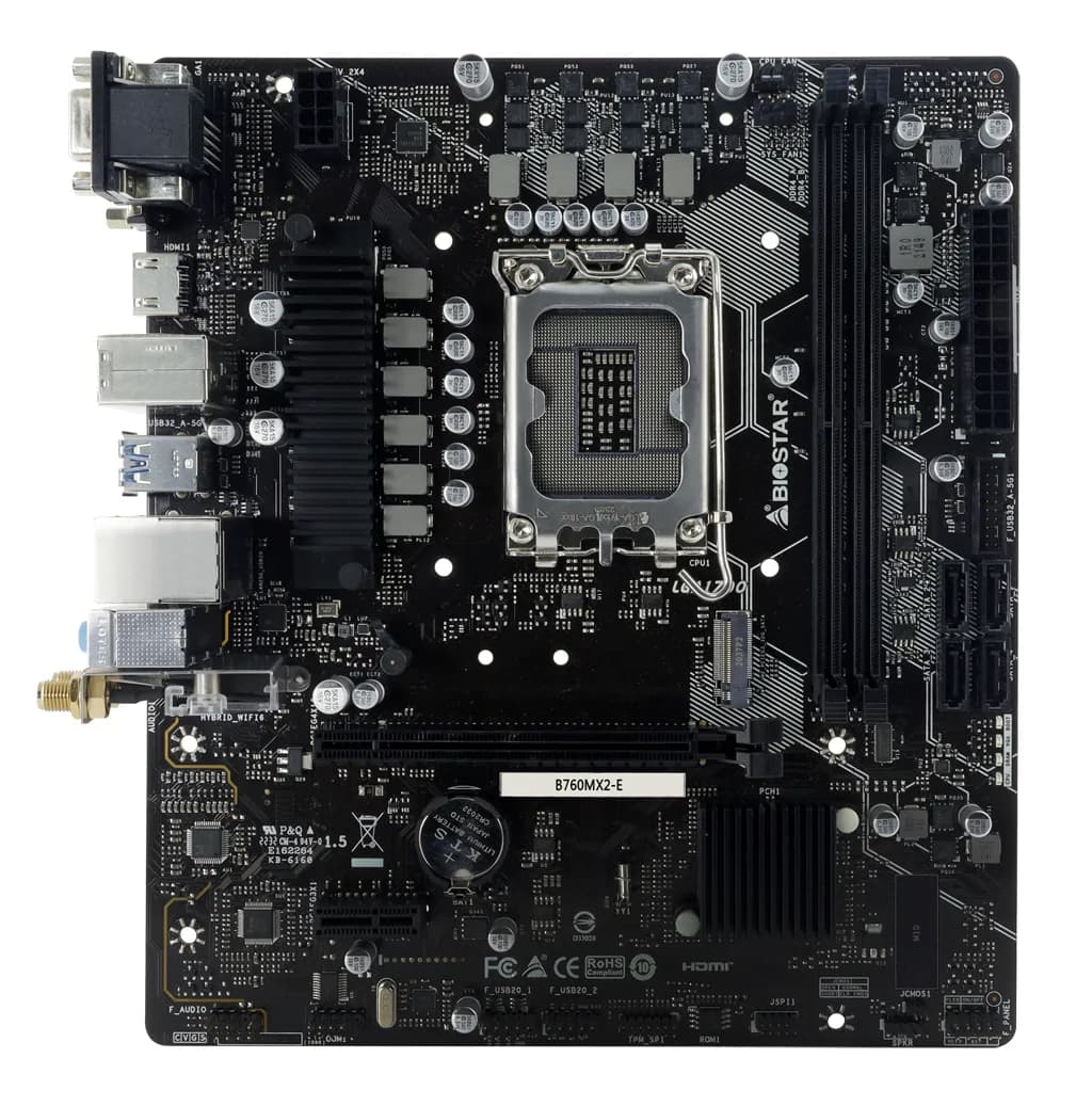 Biostar B760MX2-E D4 LGA1700 mATX -emolevy