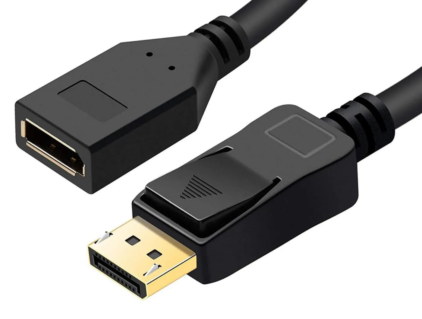 MicroConnect DisplayPort -jatkokaapeli, 3 m, Musta