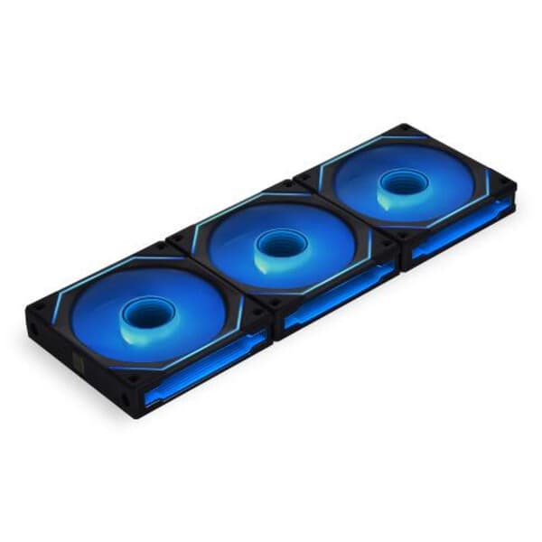 Lian Li SL-INF Wireless, 120 mm, PWM, nestelaakeri, ARGB -tuuletinsarja, 3 kpl, musta
