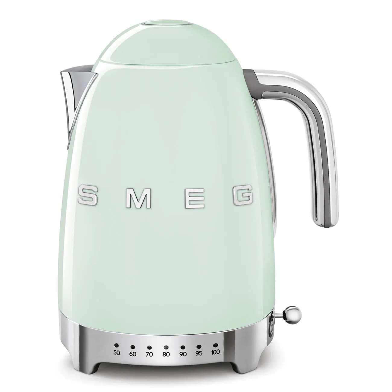 Smeg KLF04PGEU -vedenkeitin, 1,7 l, 2400 W, Mint green
