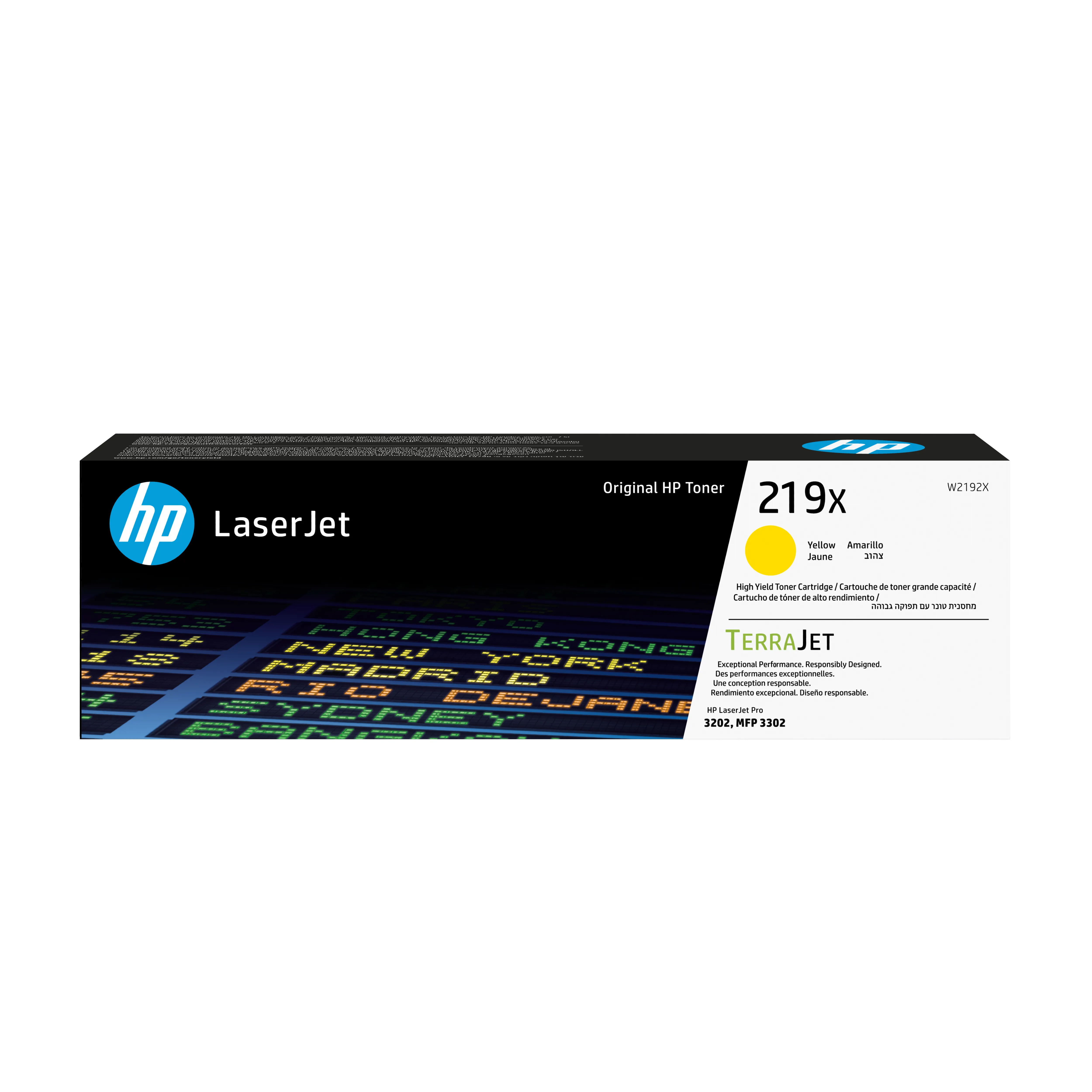 HP 219X High Yield -laservärikasetti, keltainen