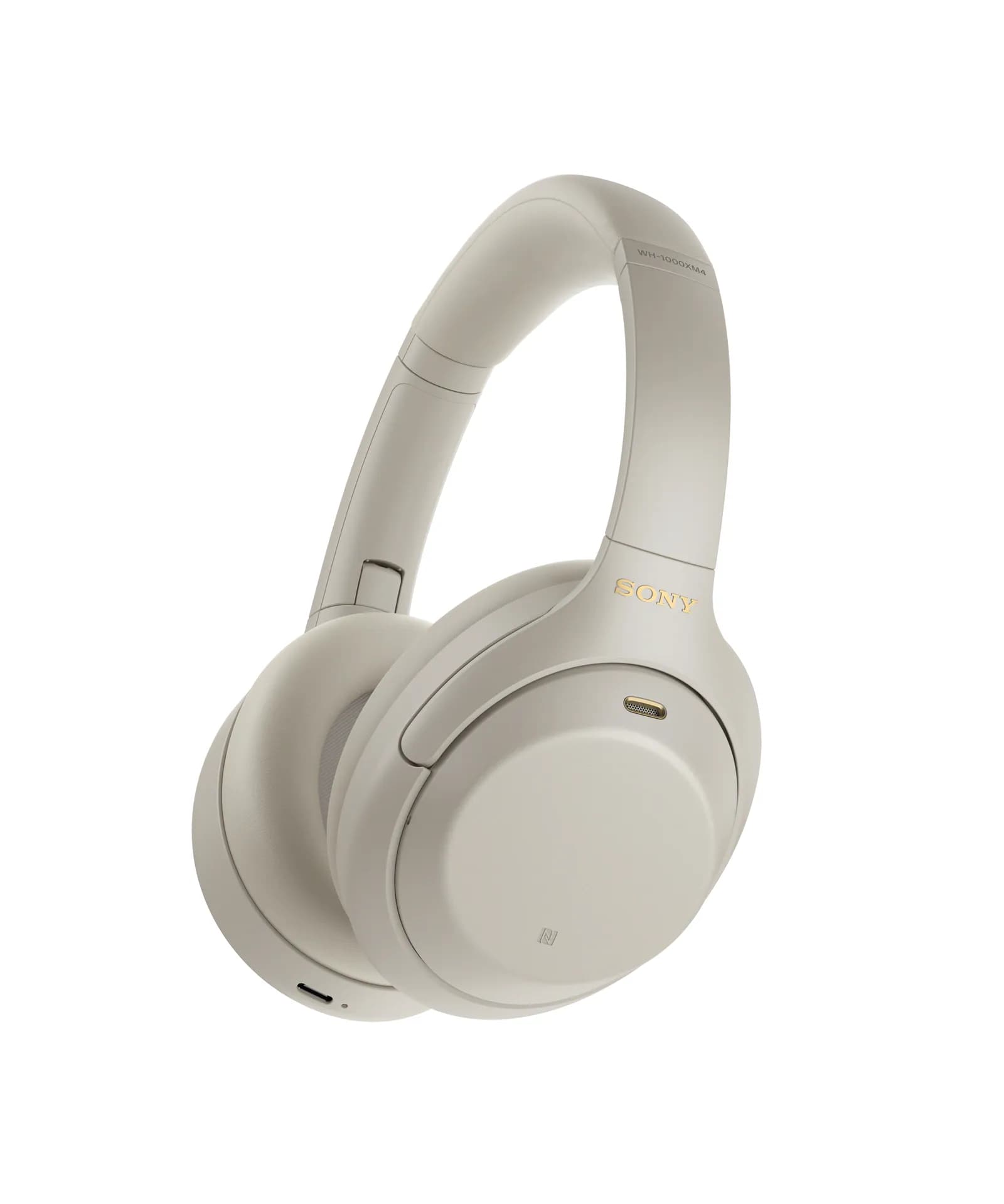 Sony WH-1000XM4 -langattomat kuulokkeet, platinum silver