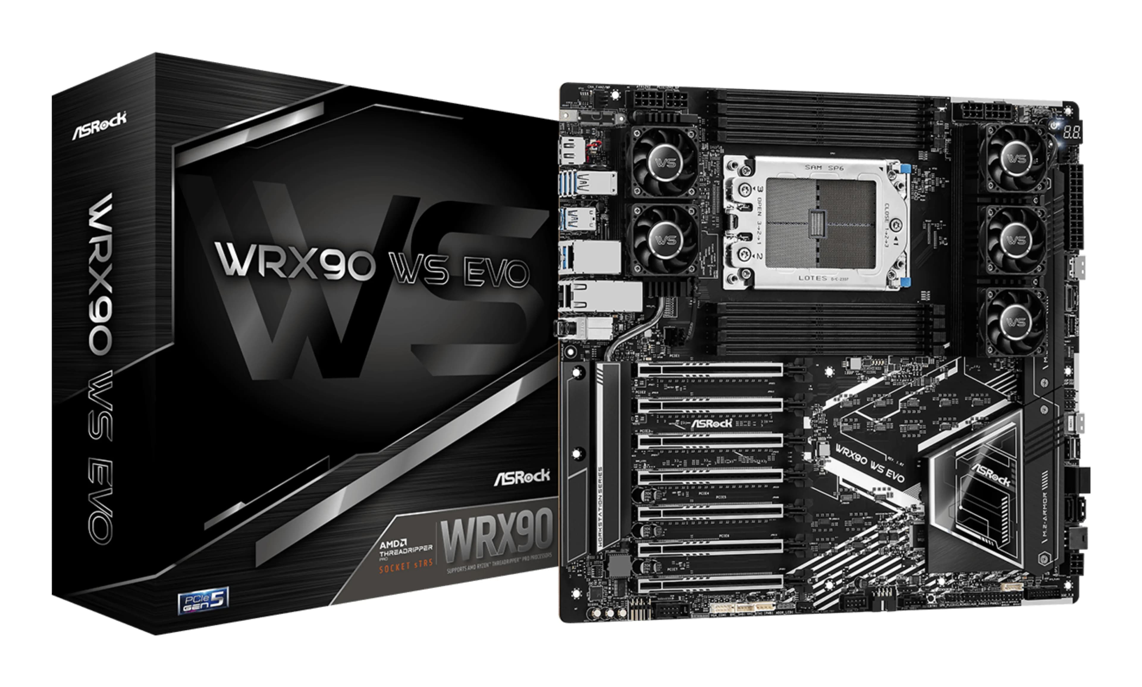 ASRock WRX90 WS EVO sTR5 EEB -emolevy