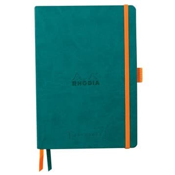 Rhodia Goalbook soft peacock A5 dot ivory