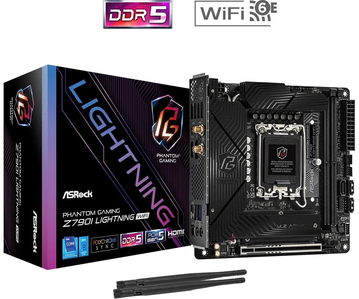 ASRock Z790I Lightning WiFi LGA1700 Mini-ITX -emolevy