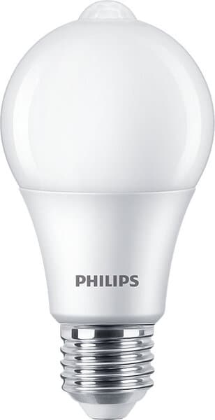 Philips LED E27 Normal 60W Rörelsesens