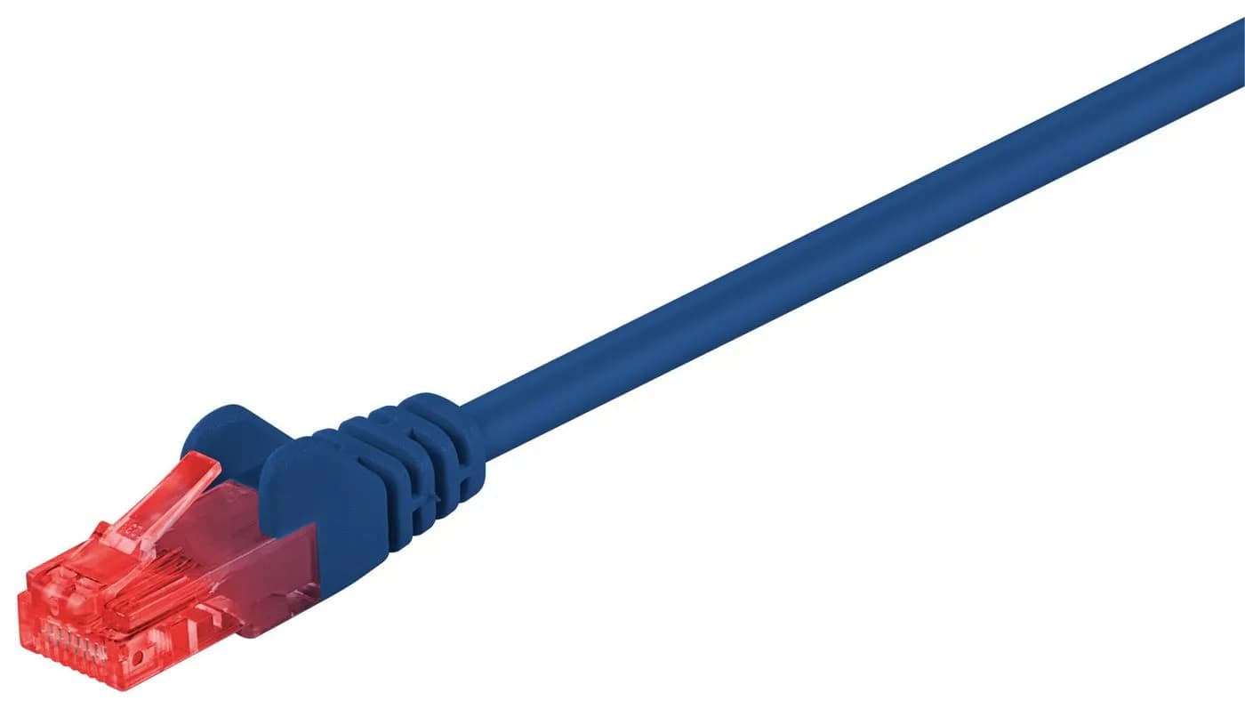 MicroConnect Cat6 UTP RJ45 1m -verkkokaapeli, sininen