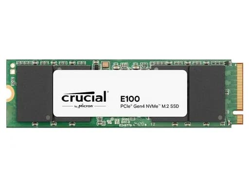 Crucial E100 480 Gt M.2 PCIe 4.0 NVMe -SSD-levy