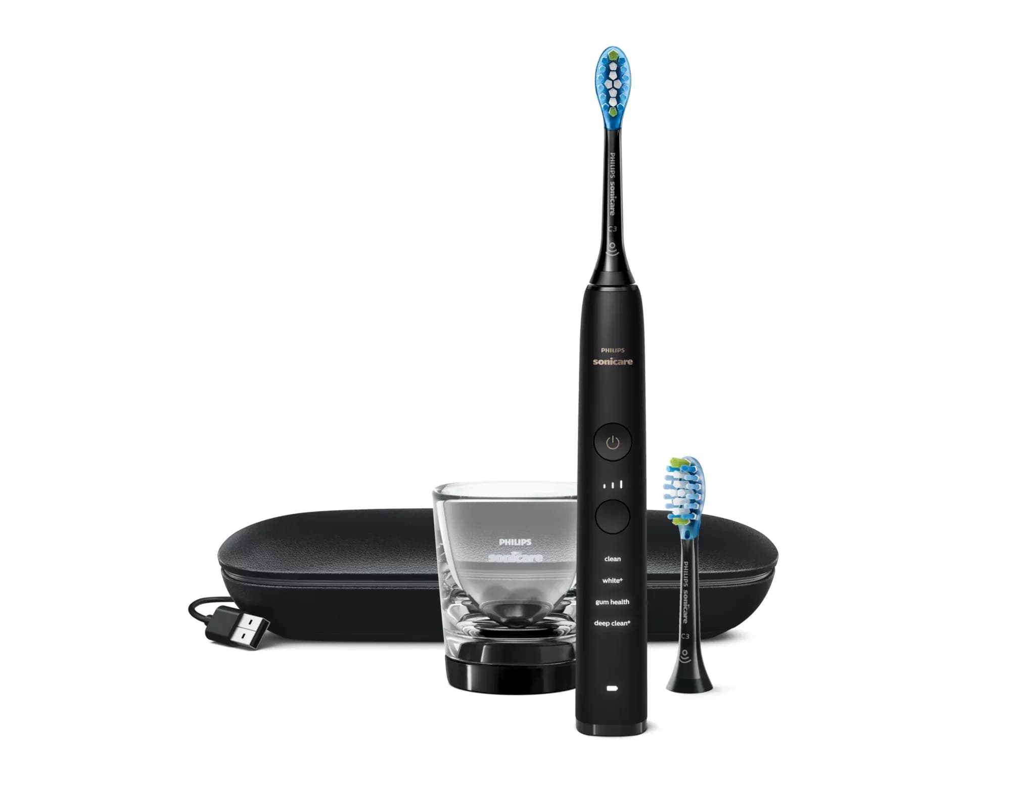 Philips Sonicare DiamondClean 9000 HX9913/18 soninen sähköhammasharja, musta