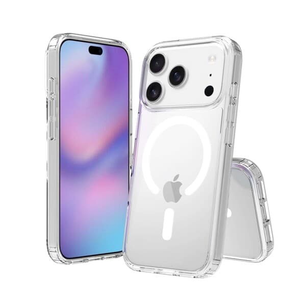 Screenor Bumper. iPhone 17 Pro MagSafe -suojakuori, Läpinäkyvä