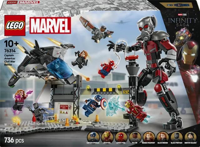 LEGO Marvel Captain America: Civil War Toimintataistelu 76314