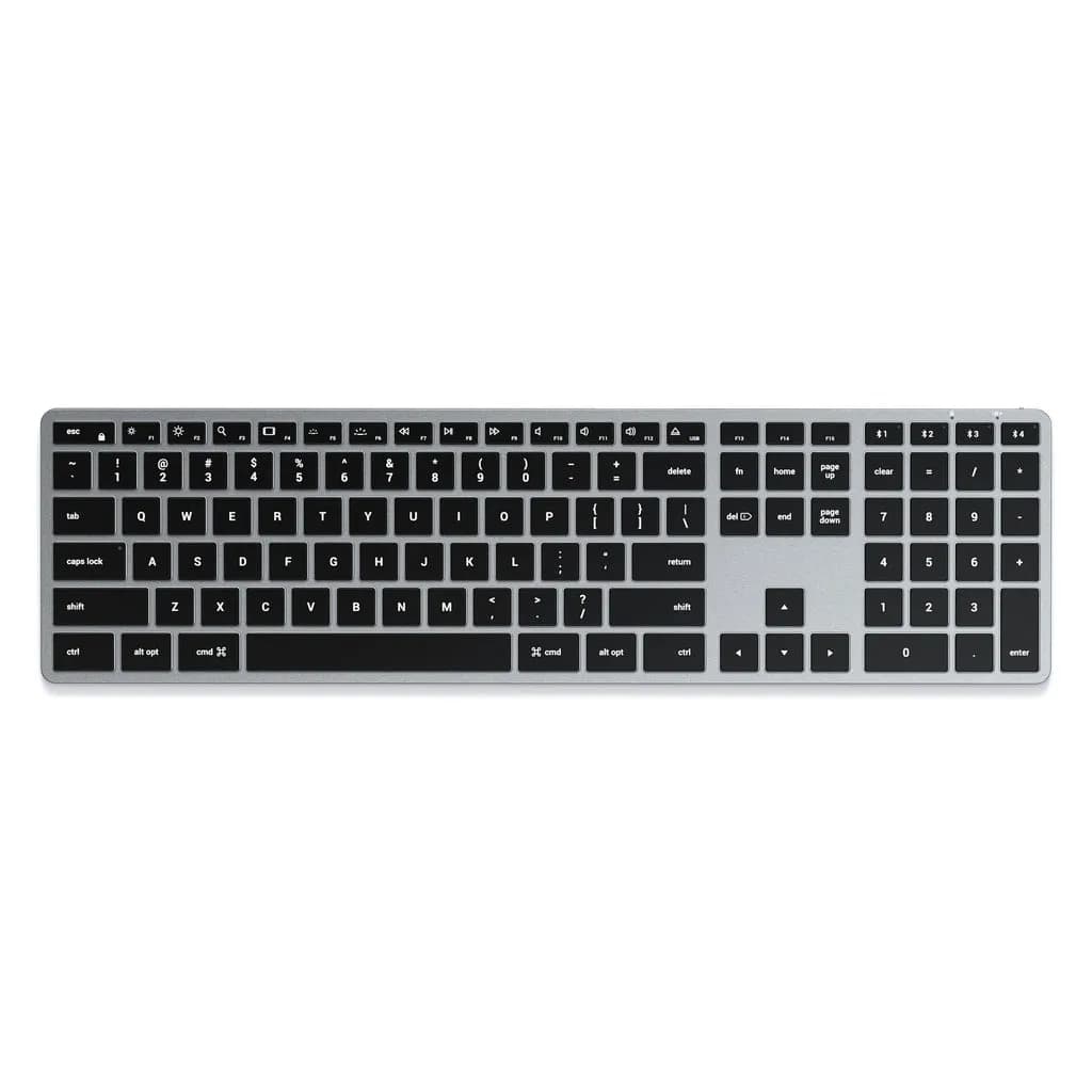 Satechi Slim X3 -langaton näppäimistö, avaruudenharmaa
