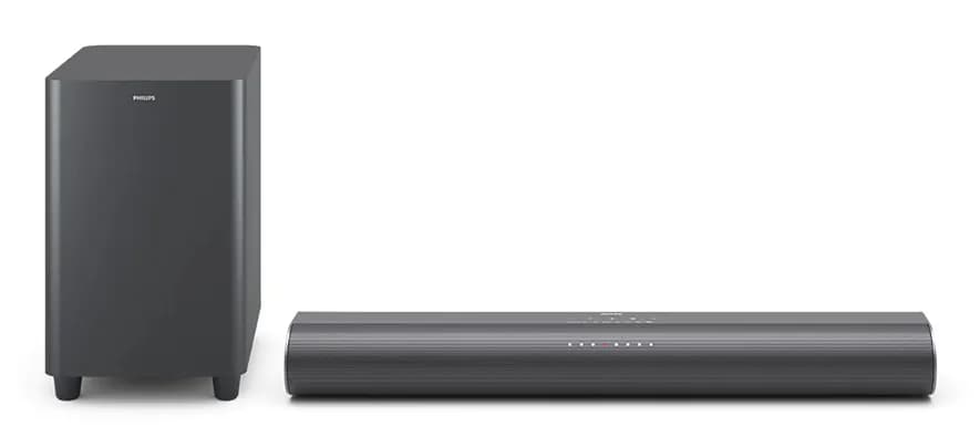 Philips TAB6100, 2.1, Dolby Atmos soundbar -äänijärjestelmä, langattomalla subwooferilla, tummanharmaa