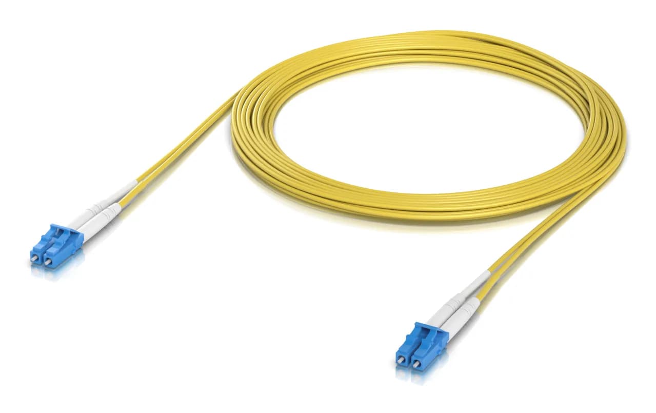 Ubiquity OS2 LSZH LC-LC 5m -valokuitukaapeli, keltainen