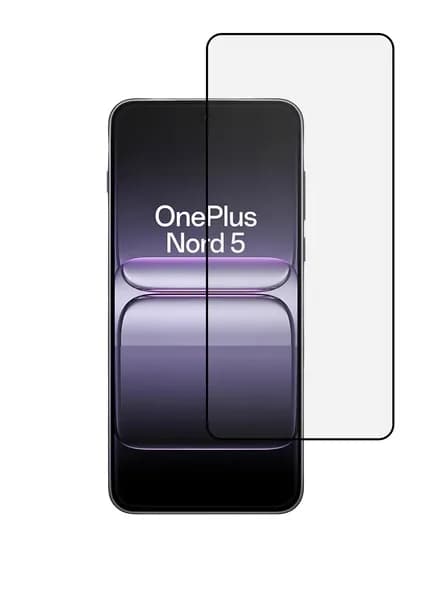 SCREENOR TEMPERED FULL COVER, OnePlus Nord 5 -näytönsuoja, musta