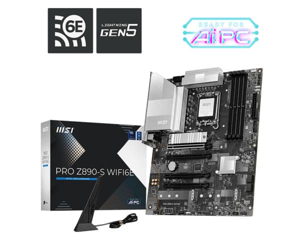 MSI PRO Z890-S WiFi 6E LGA 1851 ATX -emolevy