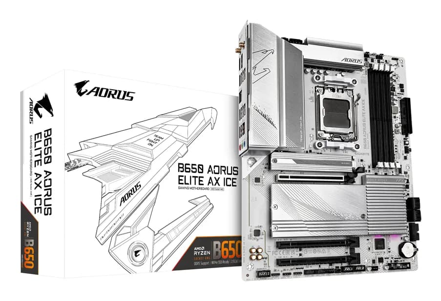 Gigabyte B650 AORUS ELITE AX ICE WiFi 6E AM5 ATX -emolevy