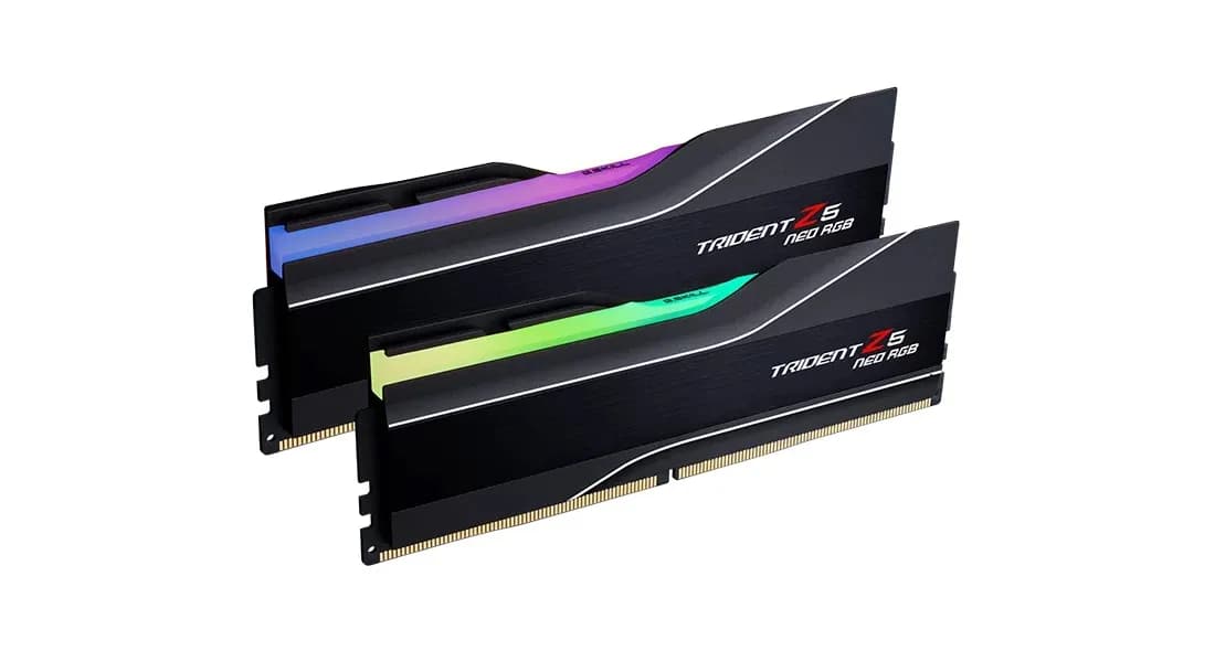 G.SKILL Trident Z5 Neo RGB 64 Gt (2 x 32 Gt) DDR5 6000 MHz, CL32 -muisti (EXPO)