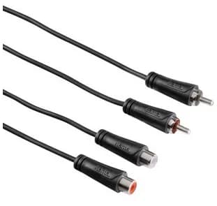Hama 2x RCA -audiokaapeli, 1,5 m, musta