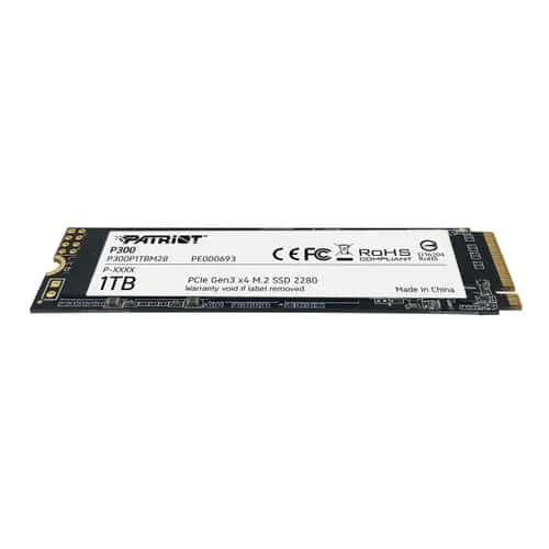 Patriot P300 1 Tt M.2 PCIe 3.0 x4 NVMe -SSD-levy, sininen