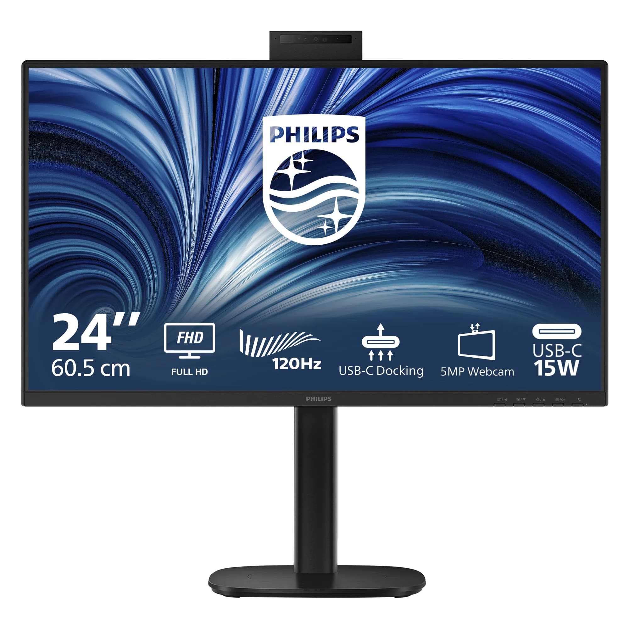 Philips 24B2U3301H/00 23.8" Full HD, IPS 120Hz -näyttö, USB-C hub