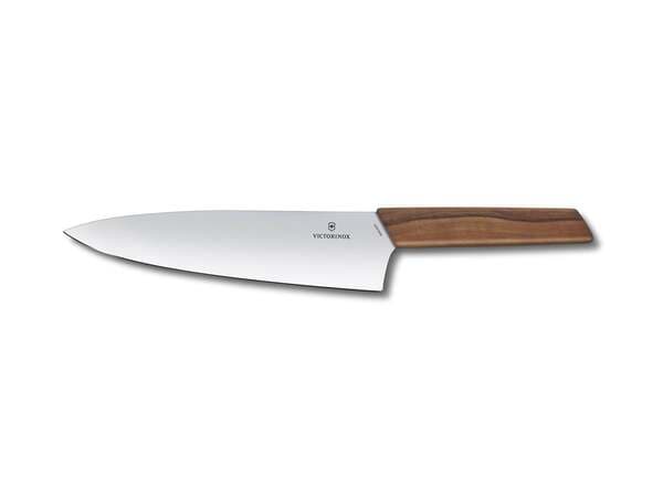 Victorinox Swiss Modern Kokkiveitsi, 20 cm, Pähkinäpuu