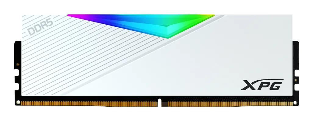 ADATA XPG LANCER RGB 64 Gt (2 x 32 Gt) DDR5 6000 MHz, CL30 -muisti, valkoinen (EXPO) – A-DATA