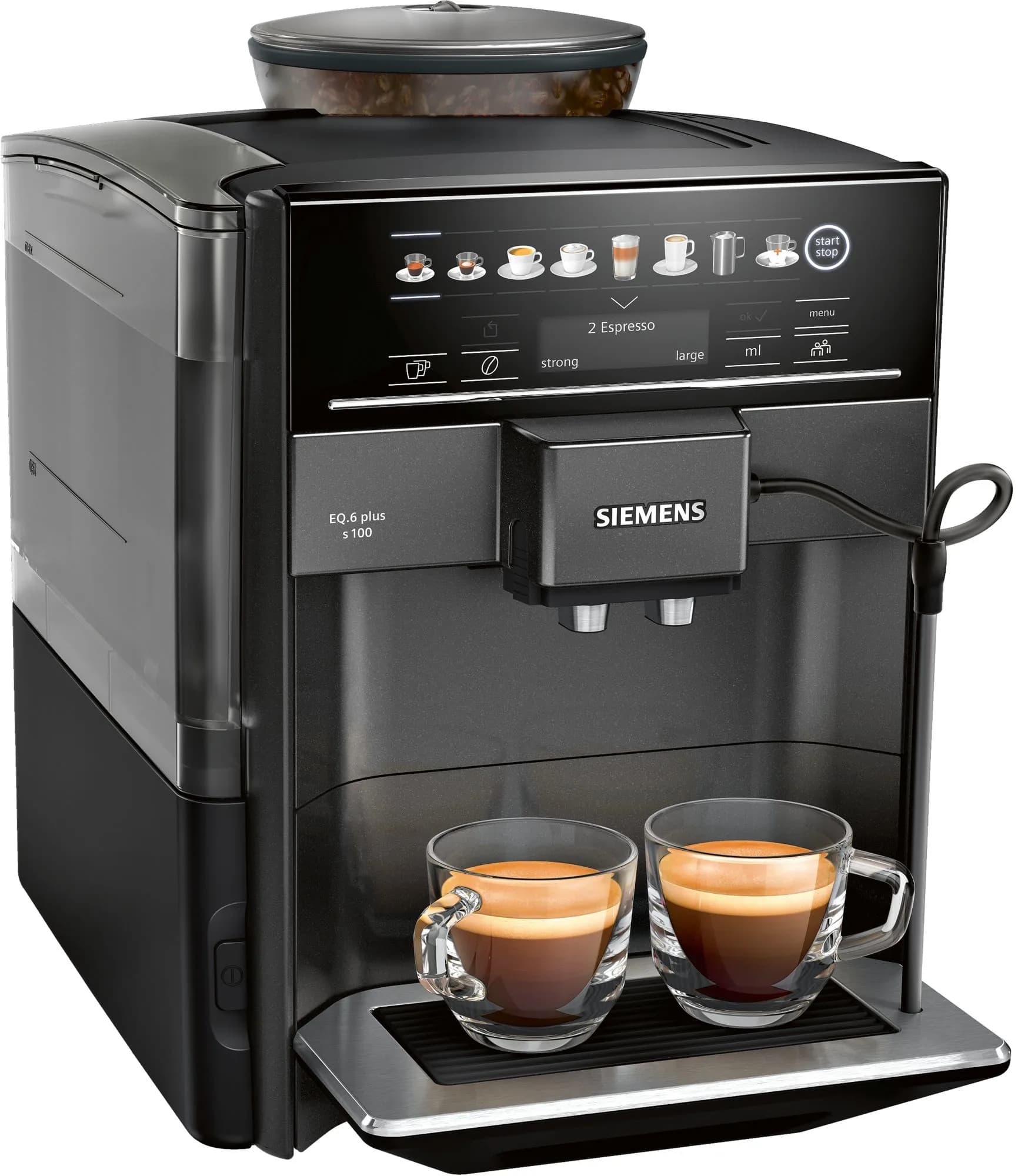 Siemens TE651319RW EQ.6 plus s100 -espressokeitin, musta