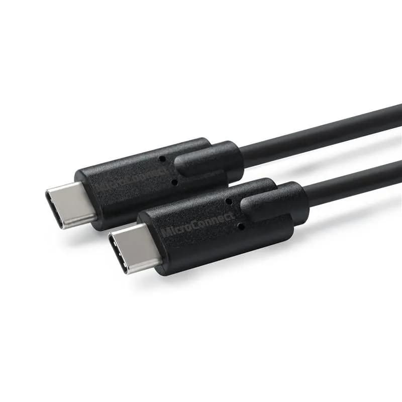 MicroConnect USB-C -kaapeli, 100 W, 1 m, musta