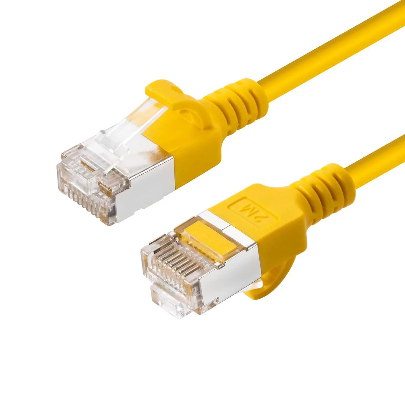 MicroConnect Cat6a U/FTP RJ45 1m -verkkokaapeli, keltainen