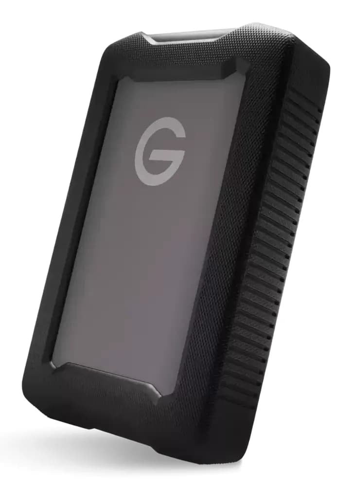 SanDisk G-DRIVE ArmorATD 6 Tt 2.5" -kestävä ulkoinen HDD, musta, harmaa