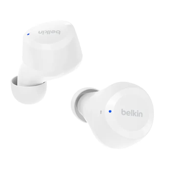 Belkin SoundForm Bolt -langattomat nappikuulokkeet, valkoinen