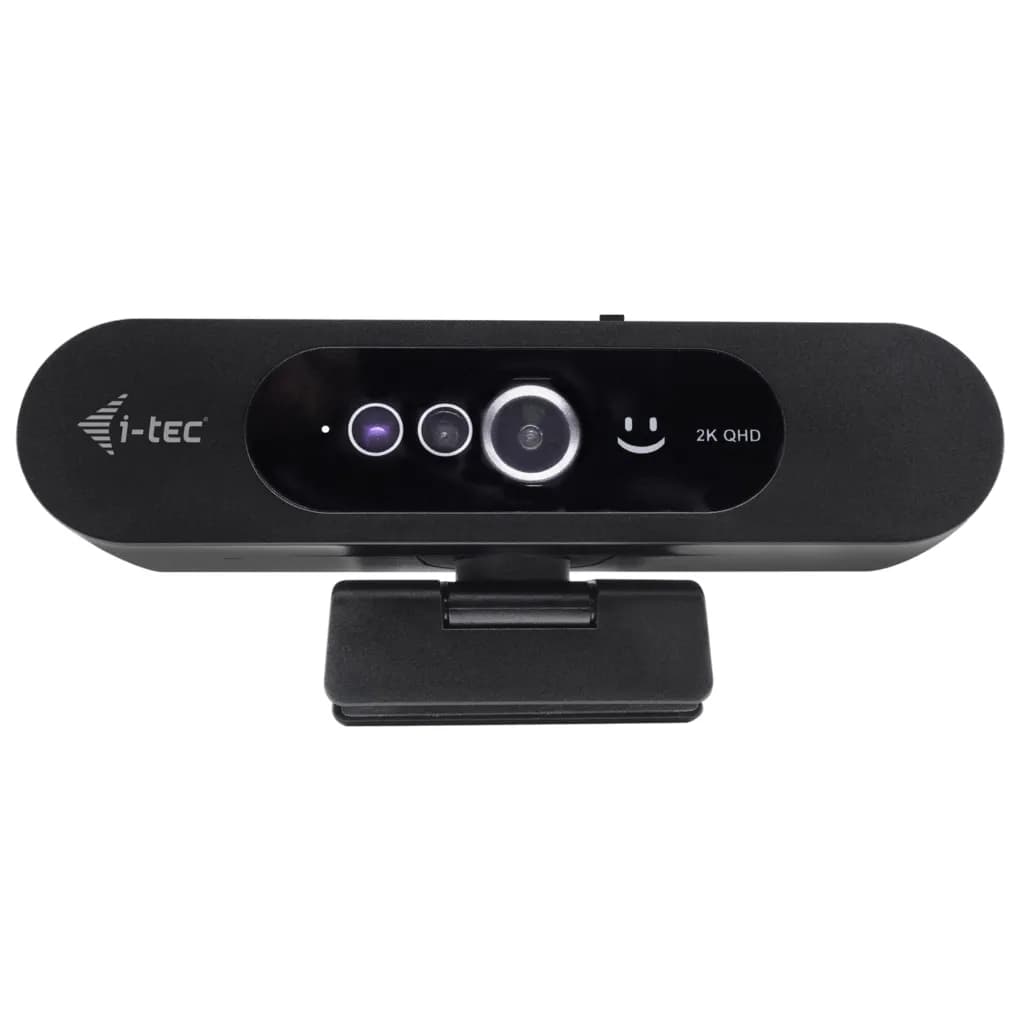 I-tec Solomon WH200 2K Ultra HD, kasvontunnistus, yksityisyyssuoja -webkamera, musta
