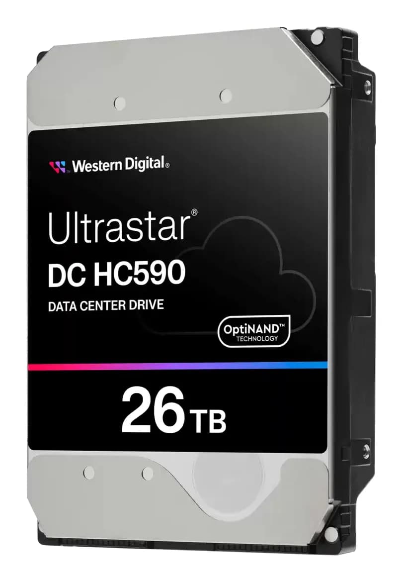 WD Ultrastar DC HC590 3.5" 26 Tt, 7200 RPM, 512 MB, SATA III -kovalevy (yrityskäyttöön)