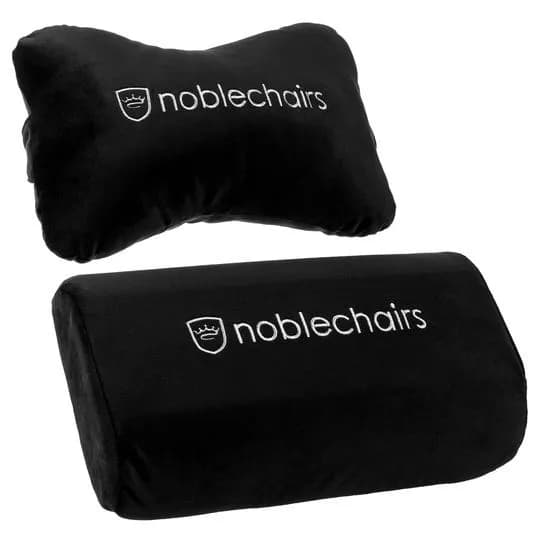 Noblechairs EPIC/ICON/HERO -pelituolin tyynysarja, musta/valkoinen