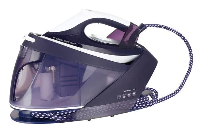 Emerio SG-123562-höyrysilityskeskus, 2200 W, 5,5 bar, 1,5 l, violetti/valkoinen