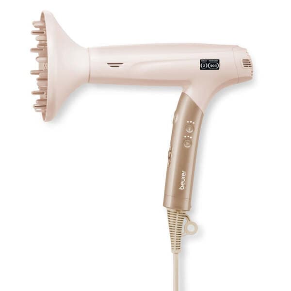 Beurer Fusion Dry Pro 2 in 1 HC 150, 1600 W -hiustenkuivaaja, kulta