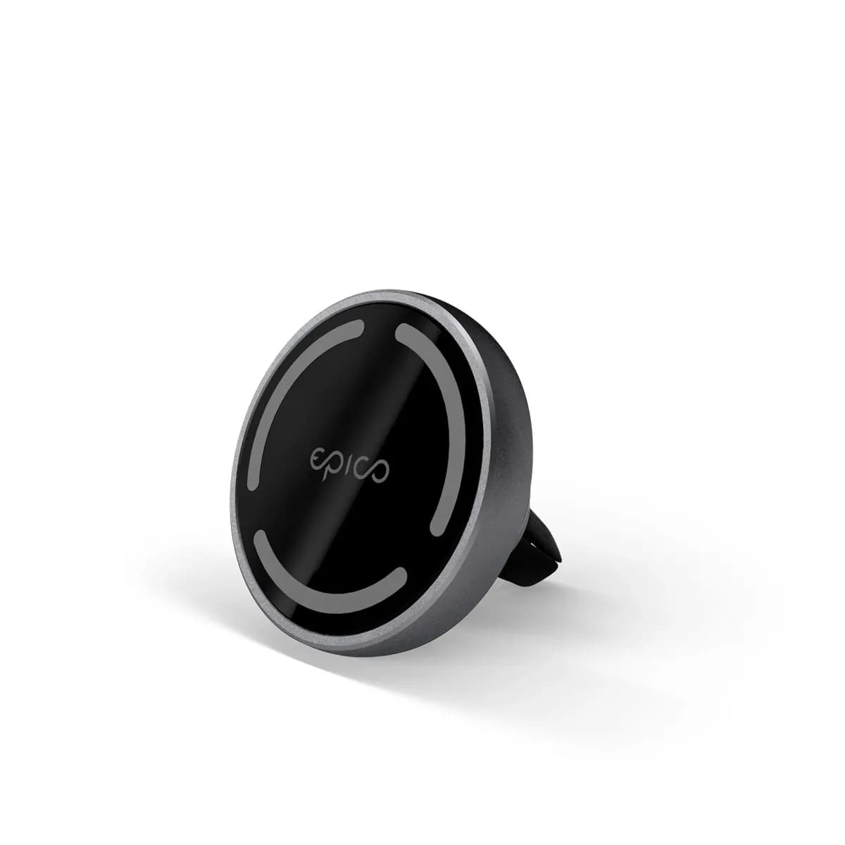 Epico Magnetic Wireless Car Charger (MagSafe compatible) 15W/10W/7,5W + 18W QC space gray