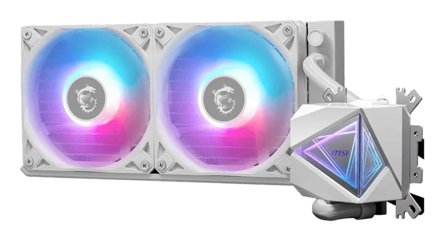 MSI MAG CORELIQUID I240 240mm ARGB -nestejäähdytin, valkoinen