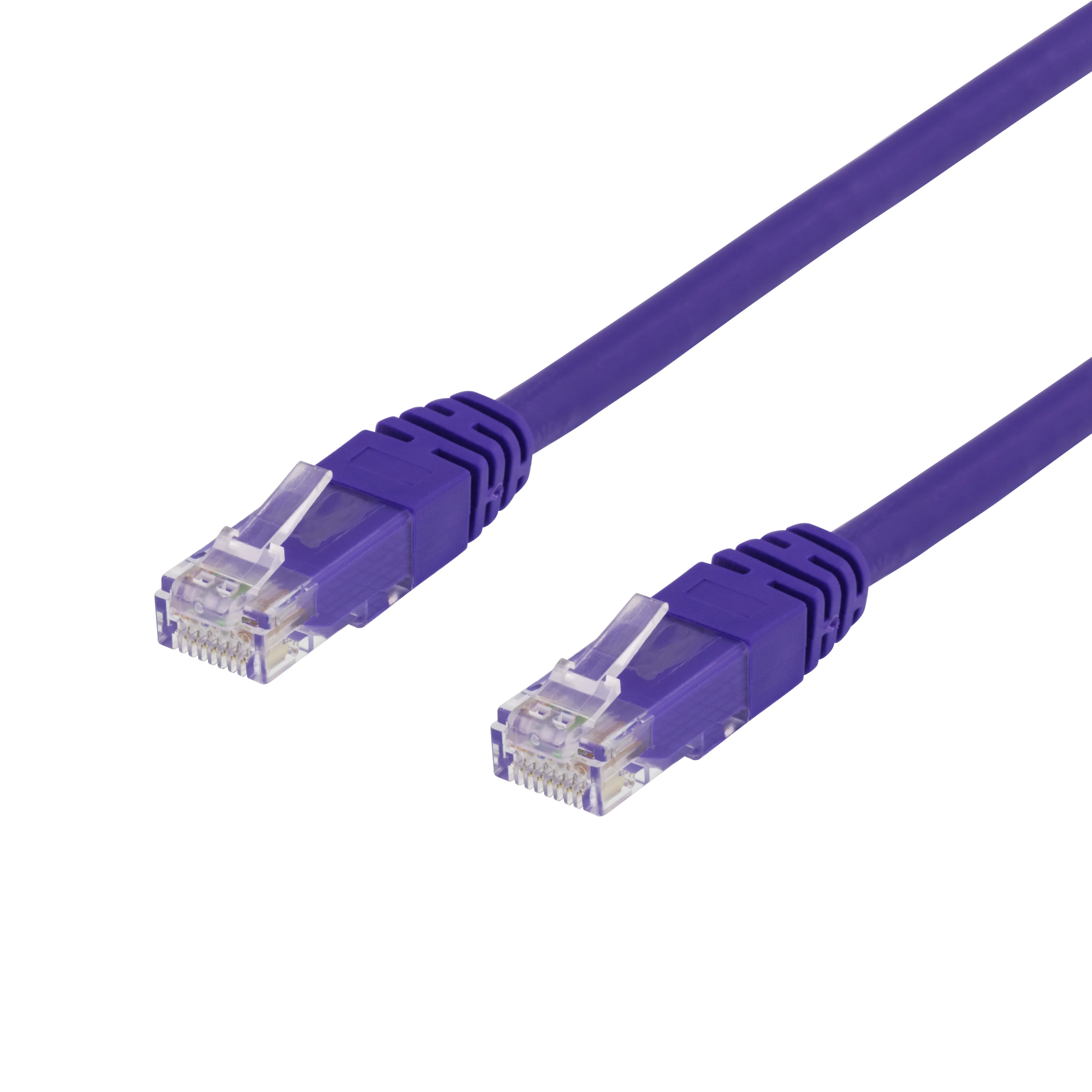 Deltaco Cat6 U/UTP RJ45 0.75m -verkkokaapeli, violetti