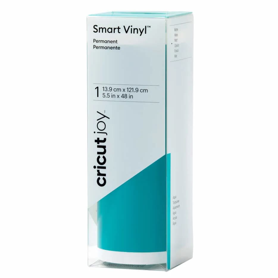 Cricut Smart Vinyl Permanent Joy 14x122cm 1 sheet (Mat Aqua)