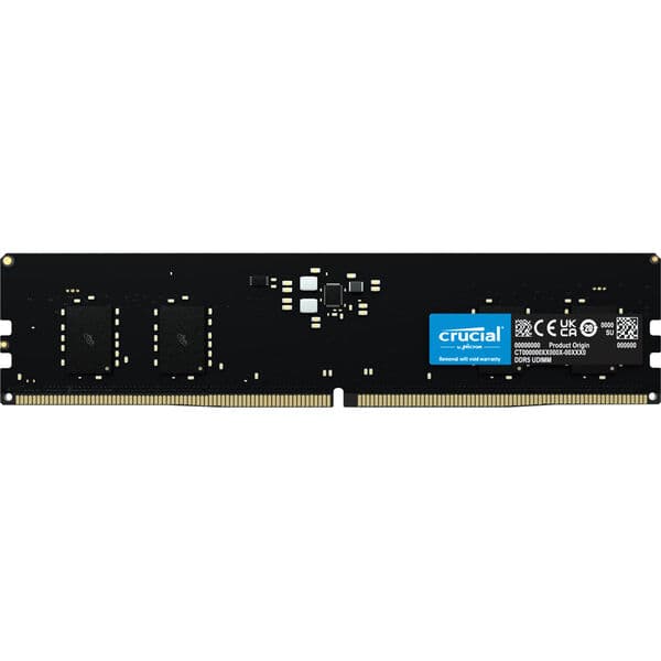 Crucial 8 Gt (1 x 8 Gt) DDR5 4800 MHz, CL40 -muisti (XMP/EXPO)