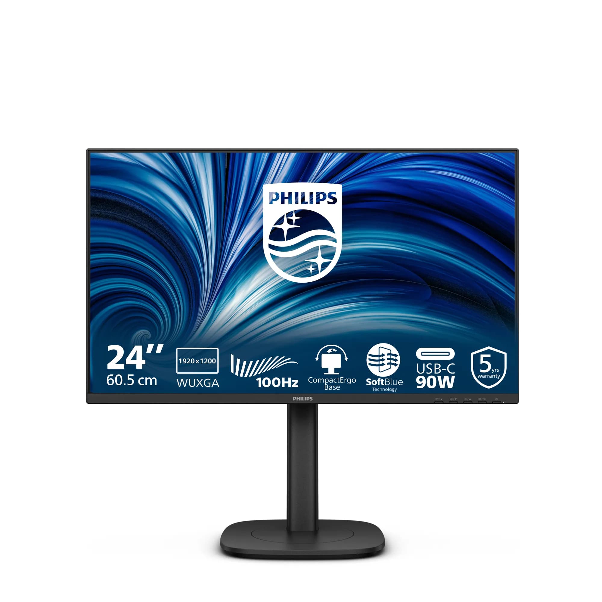 Philips 24B2U3301D/00 24.1" WUXGA, IPS -näyttö, USB-C hub