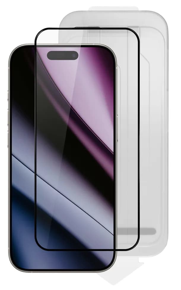 Epico Hero Glass 3D Ultra-wide Fit with dust-free applicator 2 pack for iPhone 13/13 Pro/14/16e