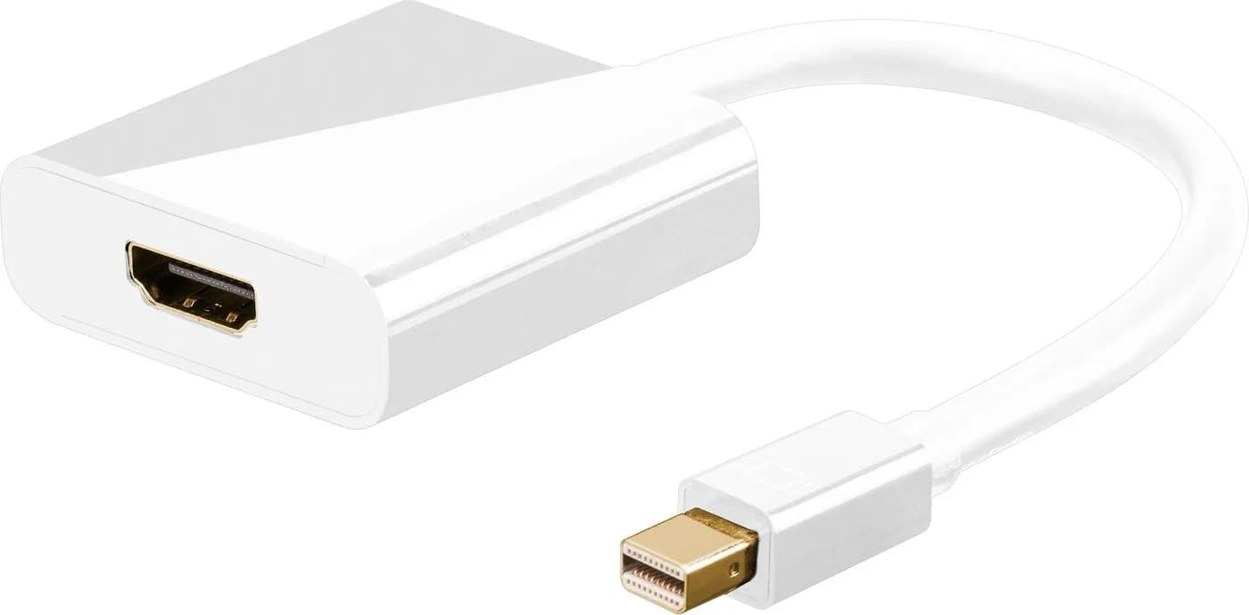 MicroConnect Mini Displayport-HDMI -adapteri, 15cm, Musta