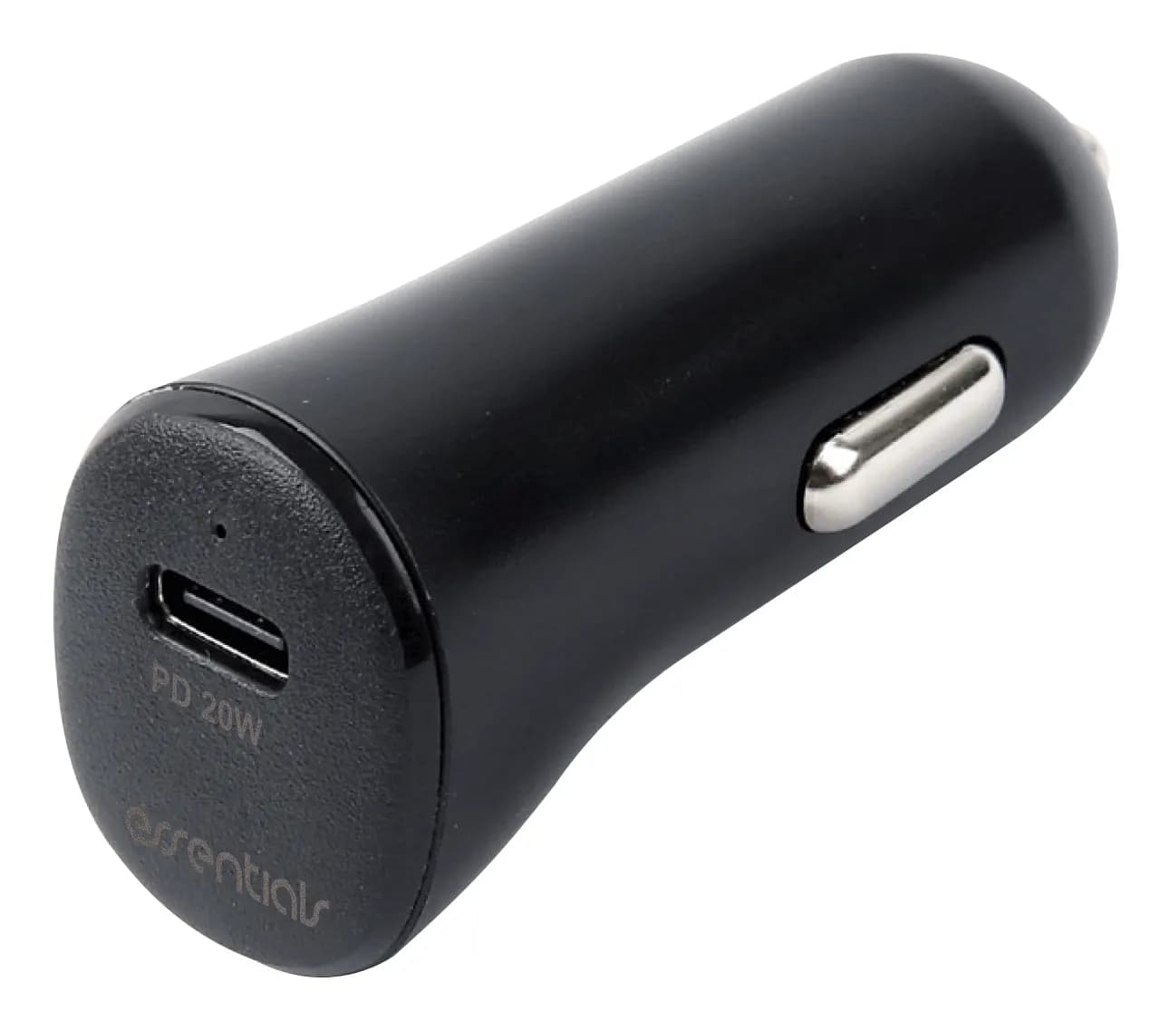 Essentials Car Charger 20W, 1x USB-C PD 20W, Black