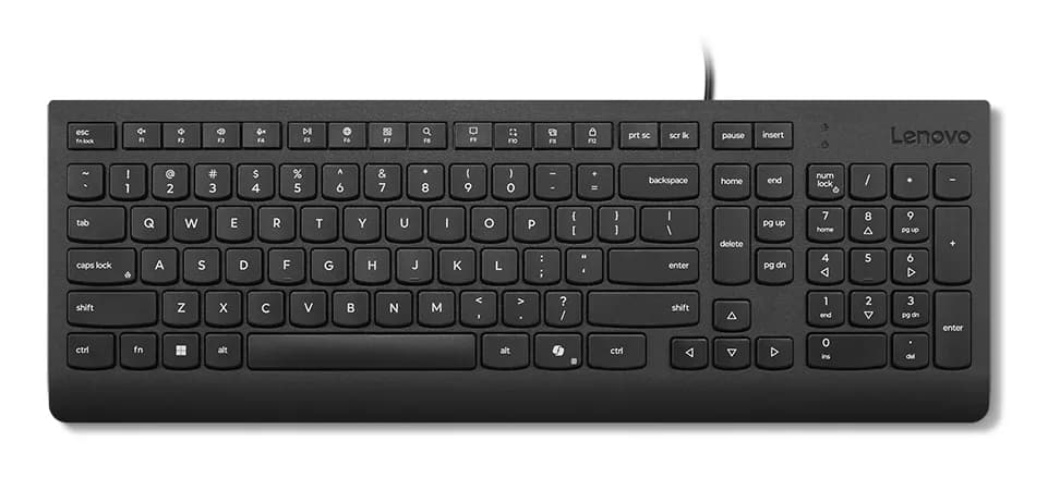 Lenovo Essential Wired -näppäimistö, musta