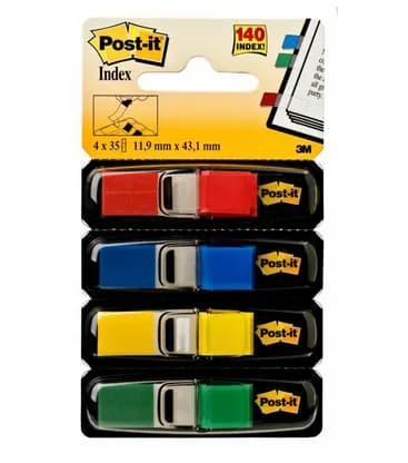 Post-it Index tabs 11,9x43,1 ass. colors (4)