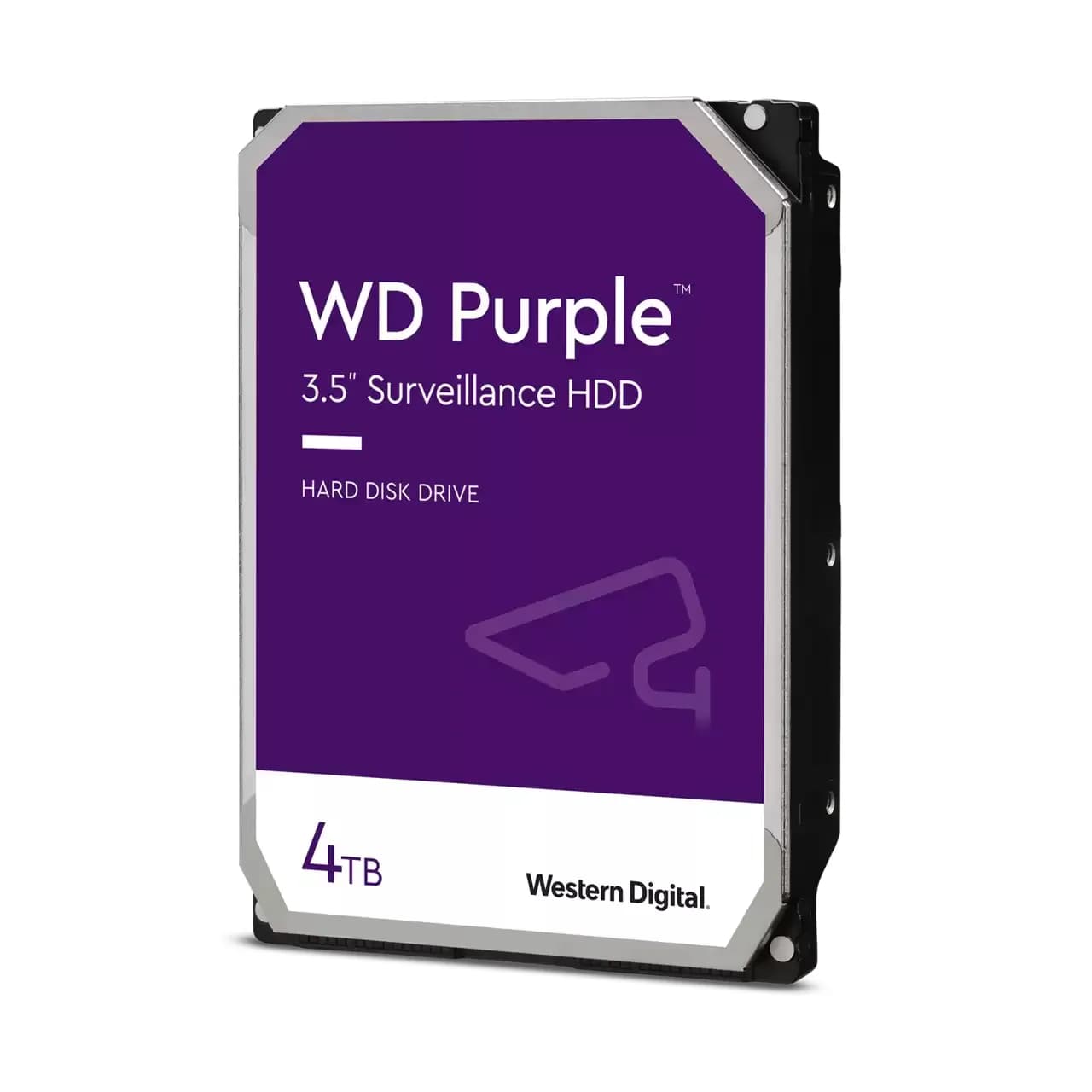 WD Purple 3.5" 4 Tt, 5400 RPM, 256 MB, SATA III -kovalevy (valvontakäyttöön)
